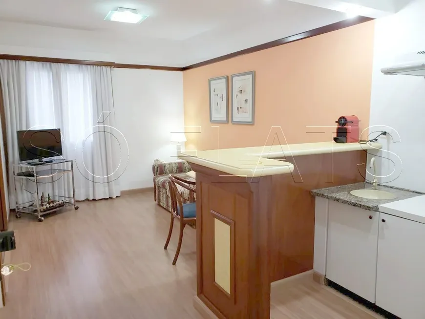 Foto 1 de Flat com 1 Quarto para alugar, 35m² em Jardim Paulista, São Paulo