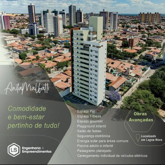 Foto 1 de Apartamento com 3 Quartos à venda, 88m² em Lagoa Nova, Natal