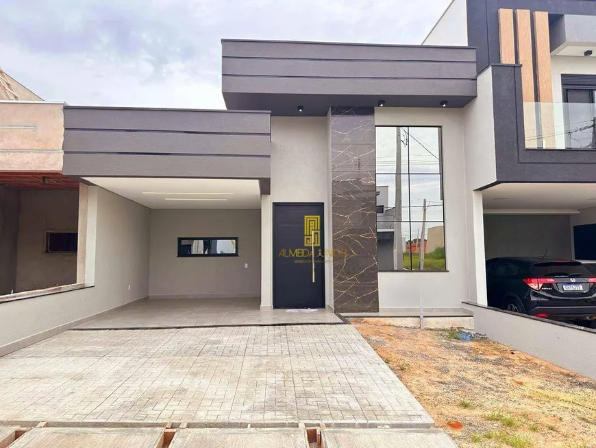 Foto 1 de Casa de Condomínio com 3 Quartos à venda, 140m² em Loteamento Park Gran Reserve, Indaiatuba