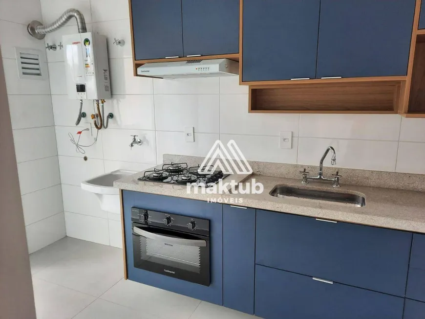 Foto 1 de Apartamento com 2 Quartos para alugar, 64m² em Centro, Santo André