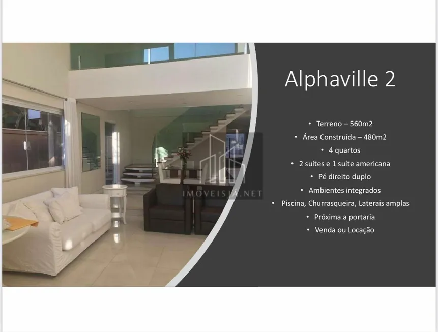 Foto 1 de Casa com 4 Quartos à venda, 480m² em Alphaville Residencial Dois, Barueri