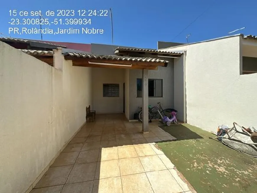 Foto 1 de Casa com 2 Quartos à venda, 125m² em Jardim Nobre, Rolândia