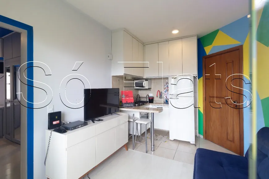 Foto 1 de Flat com 1 Quarto à venda, 34m² em Morumbi, São Paulo