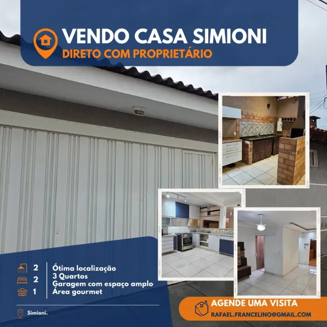 Foto 1 de Casa com 3 Quartos à venda, 100m² em Adelino Simioni, Ribeirão Preto
