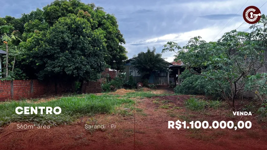 Foto 1 de Lote/Terreno à venda, 560m² em Centro, Sarandi