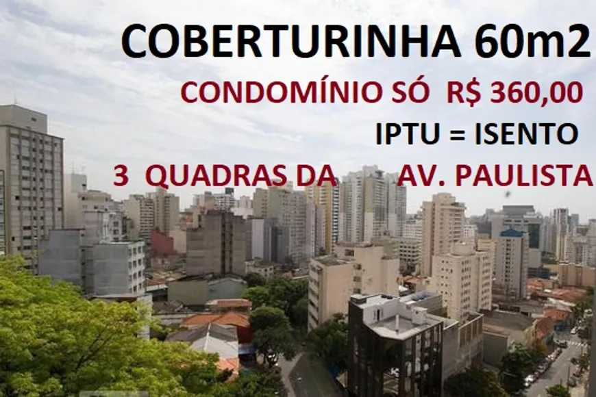 Foto 1 de Cobertura com 1 Quarto à venda, 51m² em Jardim Paulista, São Paulo