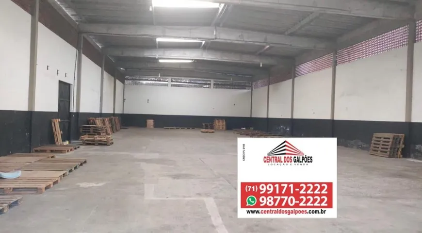 Foto 1 de Galpão/Depósito/Armazém para alugar, 1000m² em Conjunto Piraja, Salvador