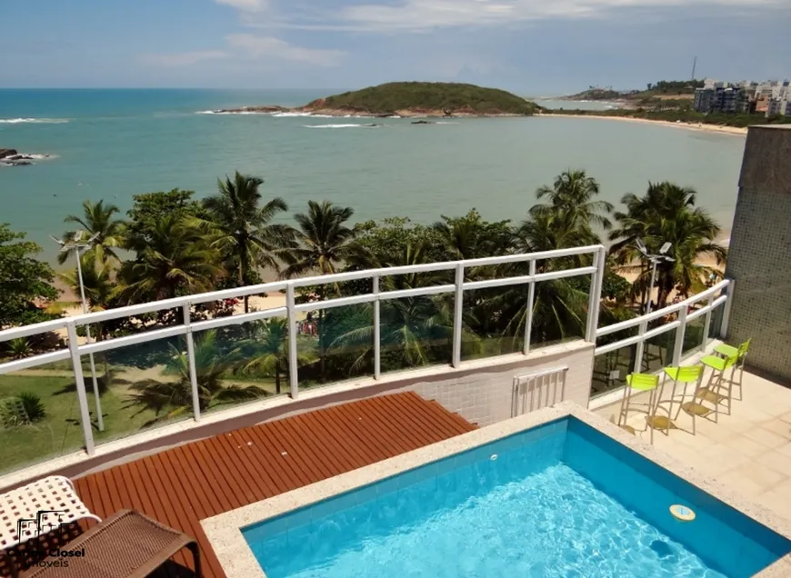 Foto 1 de Cobertura com 6 Quartos à venda, 381m² em Praia de Peracanga, Guarapari