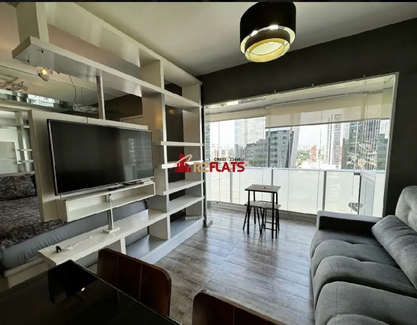 Foto 1 de Flat com 1 Quarto para alugar, 40m² em Brooklin, São Paulo