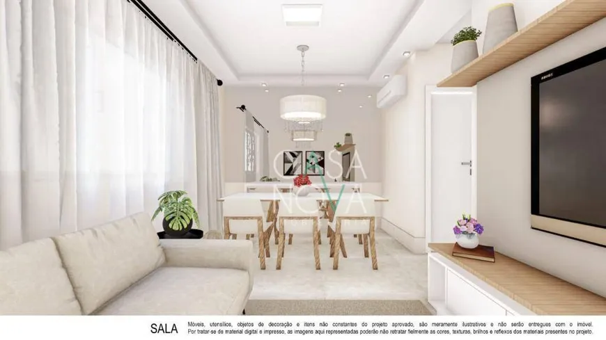 Foto 1 de Casa de Condomínio com 3 Quartos à venda, 175m² em Gonzaga, Santos