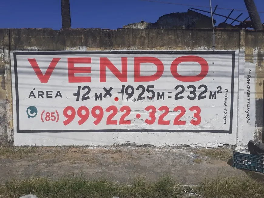 Foto 1 de Lote/Terreno à venda, 232m² em Cambeba, Fortaleza