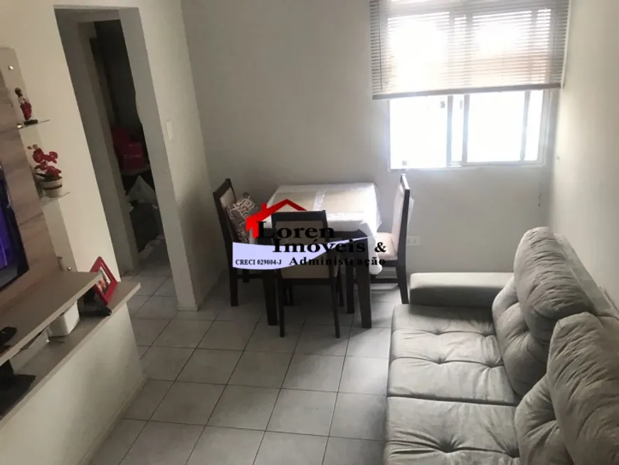 Foto 1 de Apartamento com 1 Quarto à venda, 56m² em Gonzaguinha, São Vicente