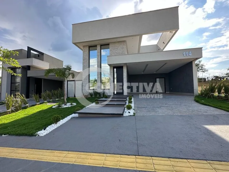 Foto 1 de Casa de Condomínio com 3 Quartos à venda, 176m² em Terras Alpha Residencial 1, Senador Canedo