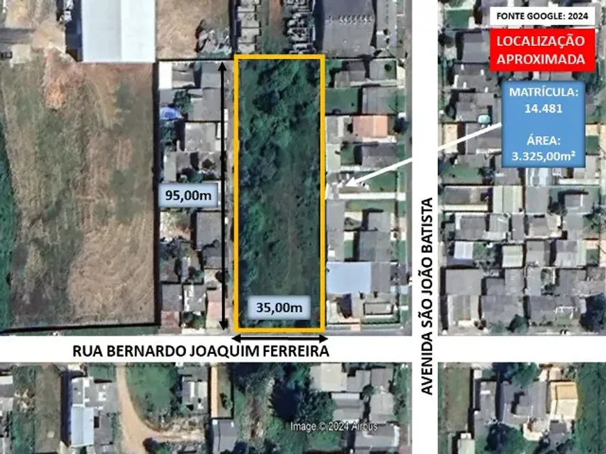 Foto 1 de Lote/Terreno à venda, 3325m² em Parque dos Anjos, Gravataí