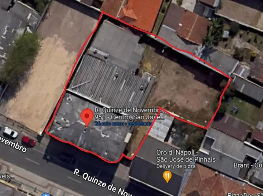 Foto 1 de Lote/Terreno à venda, 720m² em Centro, São José dos Pinhais