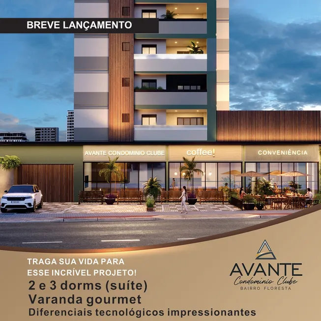 Foto 1 de Apartamento com 2 Quartos à venda, 50m² em Loteamento Floresta, São José dos Campos