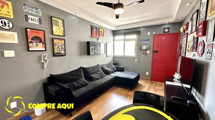 Foto 1 de Apartamento com 1 Quarto à venda, 55m² em Santa Cecília, São Paulo