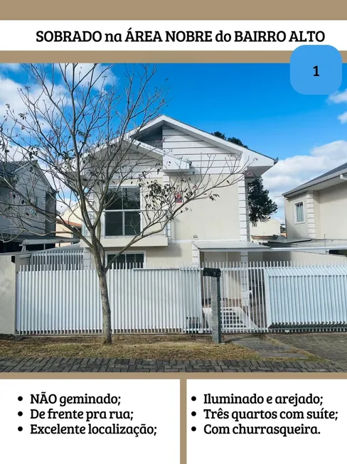 Foto 1 de Sobrado com 3 Quartos à venda, 95m² em Bairro Alto, Curitiba