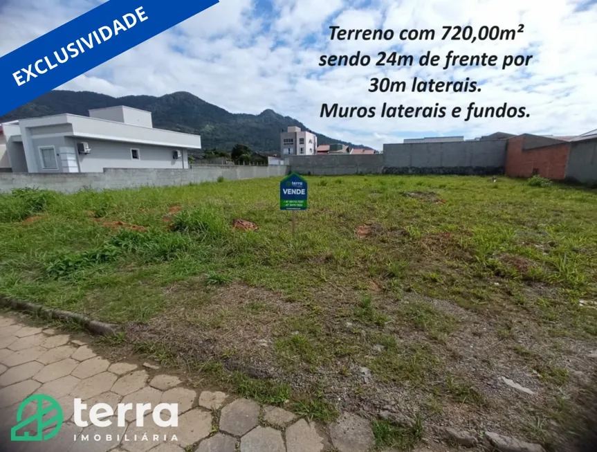 Foto 1 de Lote/Terreno à venda, 720m² em Warnow, Indaial