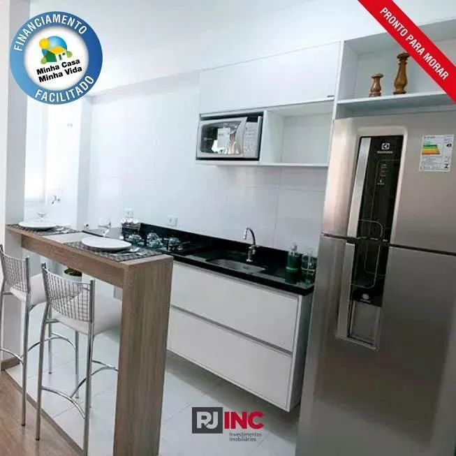 Foto 1 de Apartamento com 2 Quartos à venda, 52m² em Loteamento Marinoni, Almirante Tamandaré