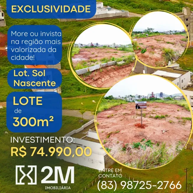 Foto 1 de Lote/Terreno à venda, 300m² em Povoado, Guarabira
