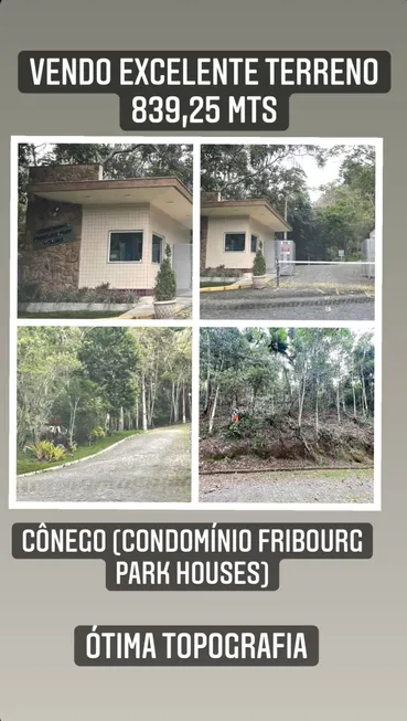 Foto 1 de Lote/Terreno à venda, 839m² em Parque São Clemente, Nova Friburgo