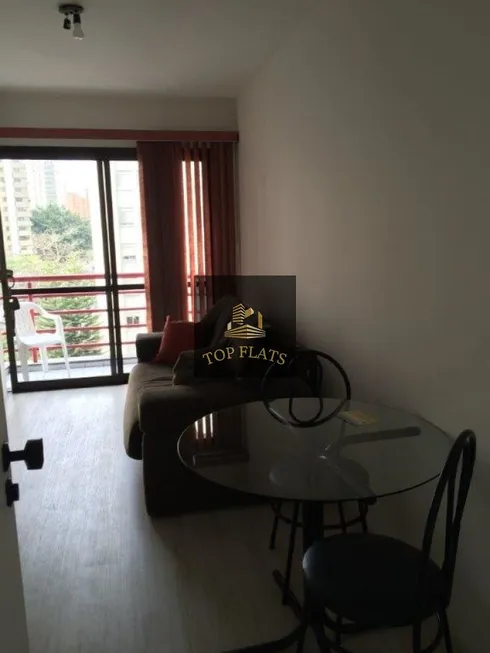 Foto 1 de Flat com 1 Quarto para alugar, 35m² em Moema, São Paulo