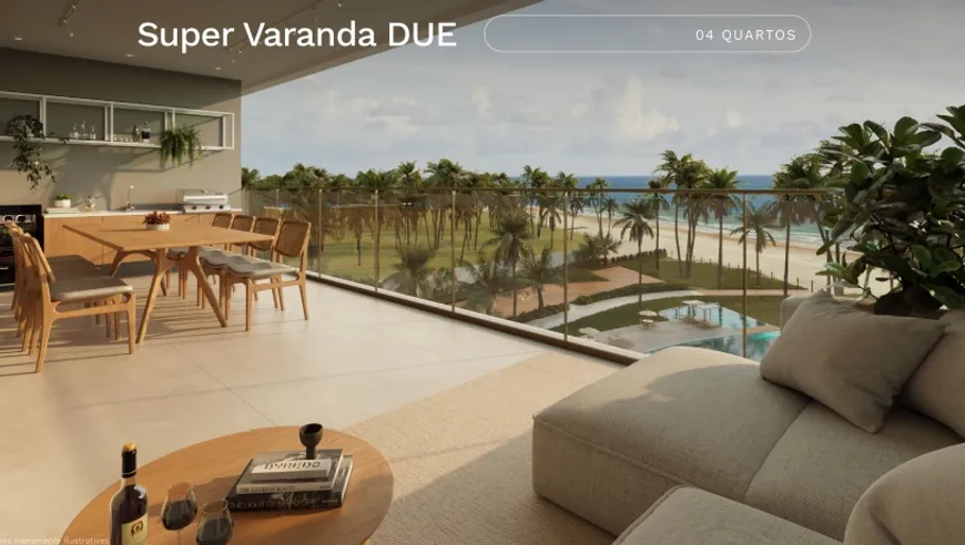 Foto 1 de Apartamento com 4 Quartos à venda, 110m² em Praia dos Carneiros, Tamandare