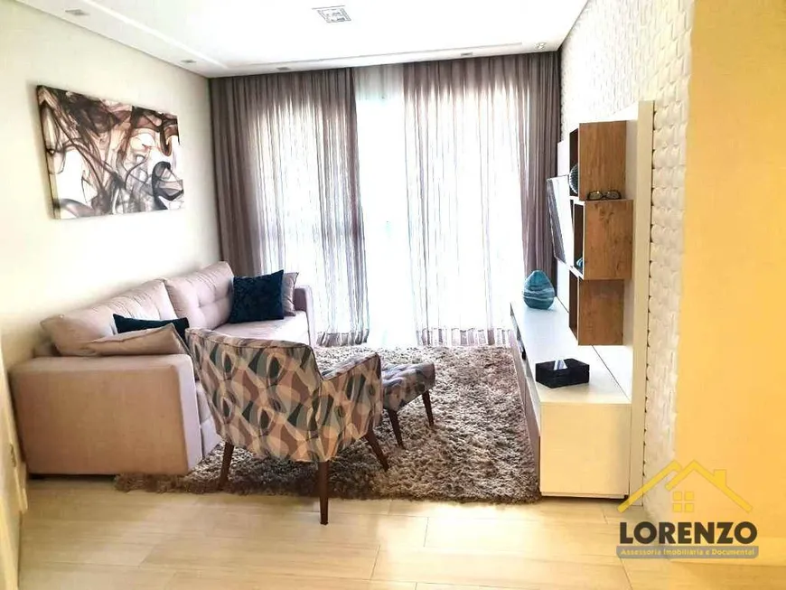 Foto 1 de Apartamento com 3 Quartos à venda, 90m² em Jardim Bela Vista, Santo André