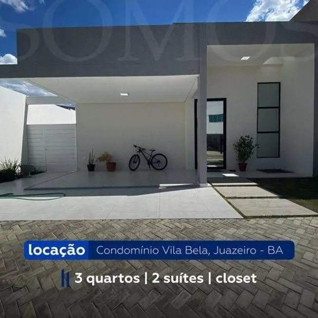 Foto 1 de Casa de Condomínio com 3 Quartos para alugar, 10m² em Centro, Juazeiro