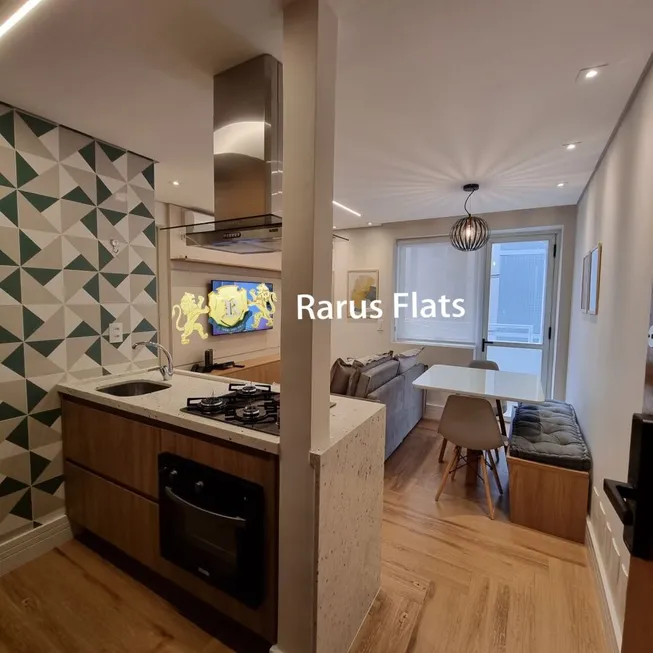 Foto 1 de Flat com 1 Quarto para alugar, 38m² em Jardins, São Paulo