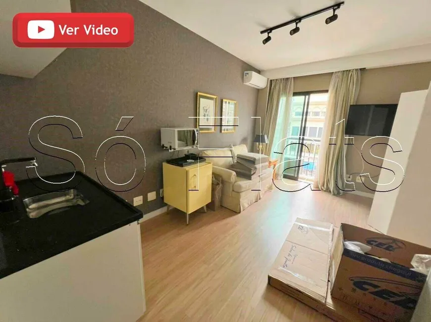 Foto 1 de Flat com 1 Quarto à venda, 30m² em Moema, São Paulo