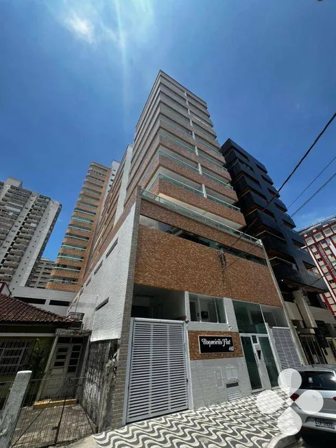 Foto 1 de Flat com 1 Quarto à venda, 41m² em Boqueirão, Praia Grande