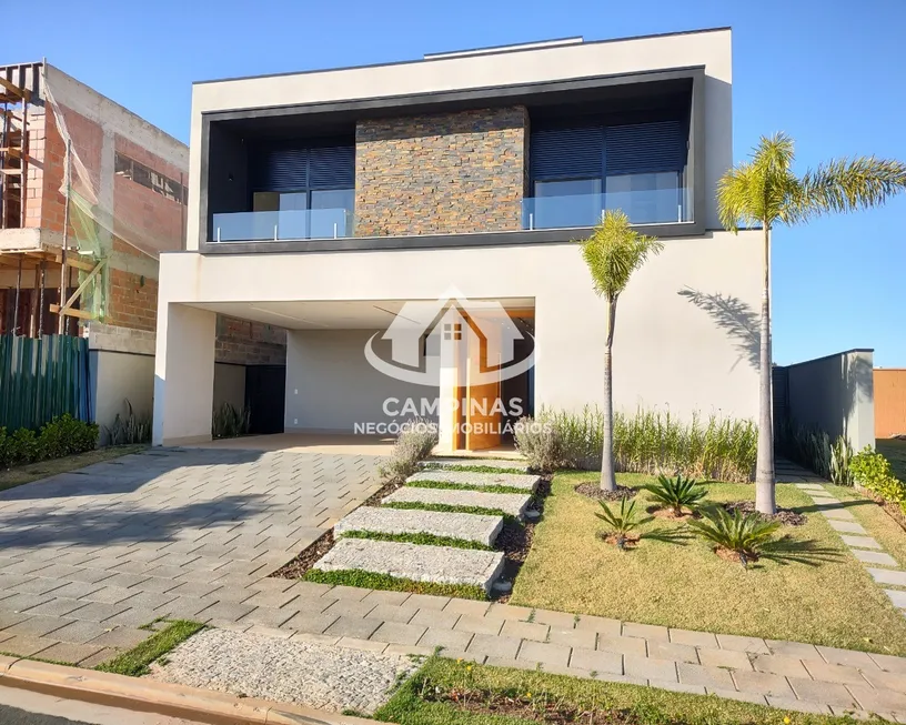 Foto 1 de Casa de Condomínio com 5 Quartos para venda ou aluguel, 400m² em Alphaville Dom Pedro 2, Campinas