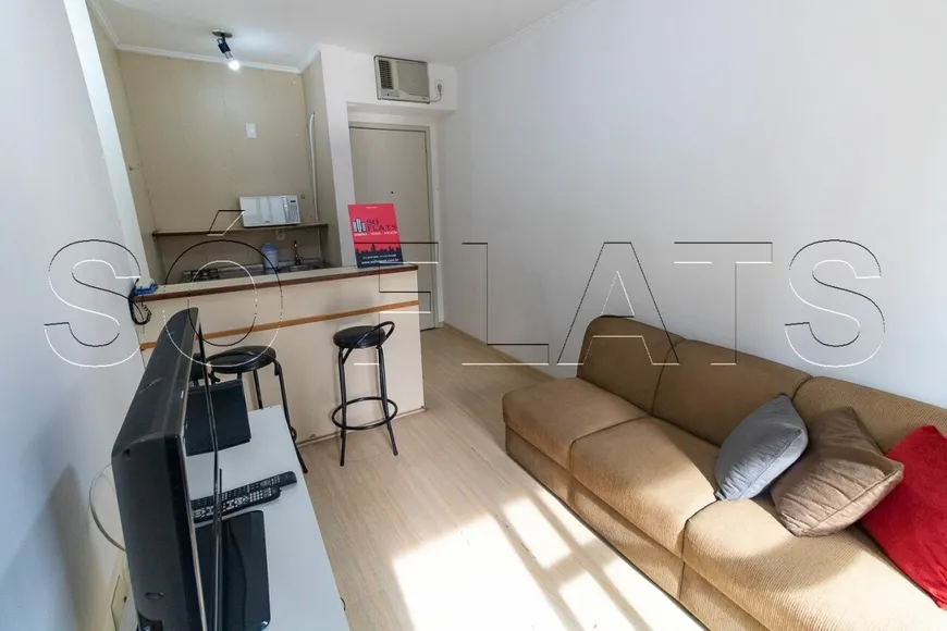 Foto 1 de Flat com 1 Quarto para alugar, 36m² em Moema, São Paulo