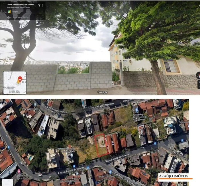 Foto 1 de Lote/Terreno à venda, 420m² em São Lucas, Belo Horizonte