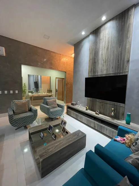 Foto 1 de Casa de Condomínio com 3 Quartos à venda, 268m² em Condomínio Florais Cuiabá Residencial, Cuiabá