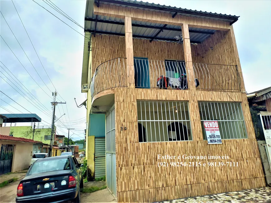 Foto 1 de Sobrado com 3 Quartos à venda, 100m² em Nova Esperança, Manaus