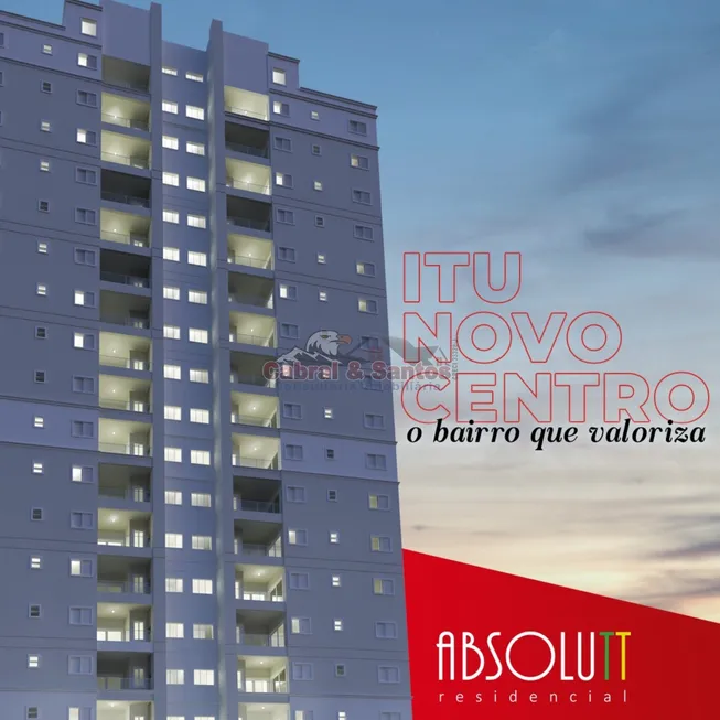 Foto 1 de Apartamento com 3 Quartos à venda, 86m² em Itu Novo Centro, Itu