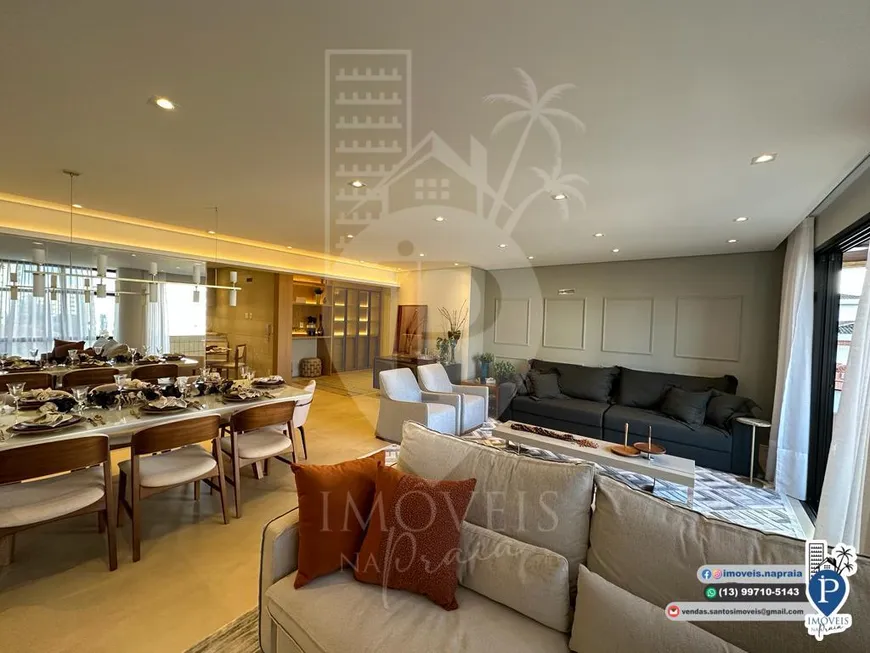 Foto 1 de Apartamento com 3 Quartos à venda, 185m² em Gonzaga, Santos