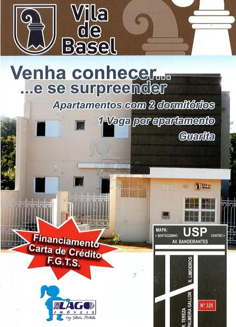 Foto 1 de Apartamento com 2 Quartos à venda, 55m² em Jardim Itaú, Ribeirão Preto