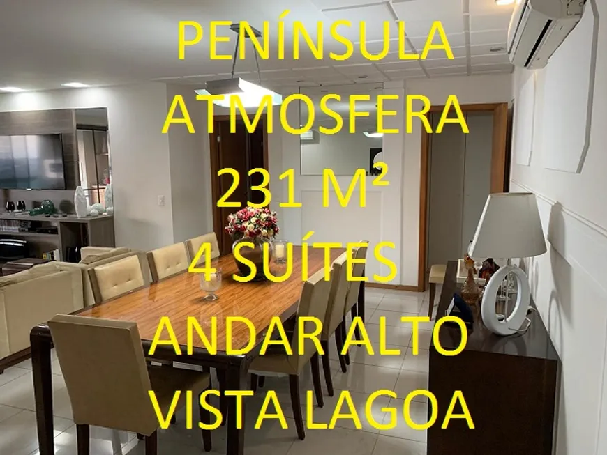 Foto 1 de Apartamento com 4 Quartos à venda, 231m² em Barra da Tijuca, Rio de Janeiro