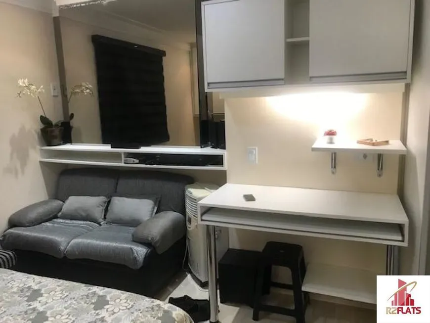 Foto 1 de Flat com 1 Quarto para alugar, 25m² em Moema, São Paulo