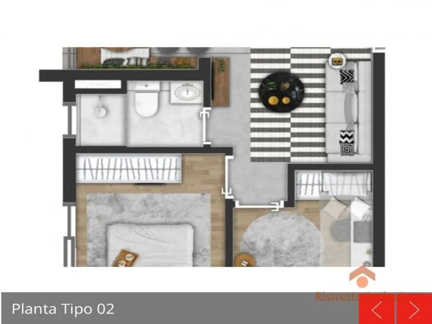 Foto 1 de Apartamento com 1 Quarto à venda, 38m² em Vila Yara, Osasco