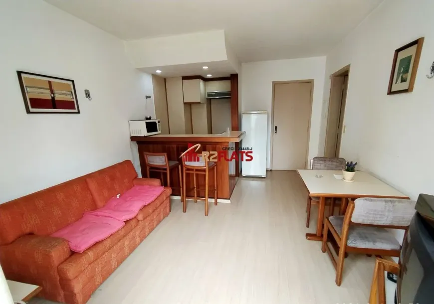 Foto 1 de Flat com 1 Quarto para alugar, 50m² em Jardim Paulista, São Paulo