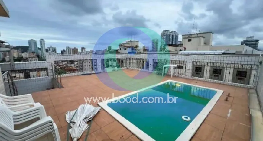 Foto 1 de Cobertura com 4 Quartos à venda, 404m² em Ponta da Praia, Santos