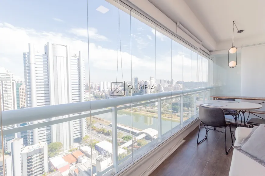 Foto 1 de Apartamento com 1 Quarto para alugar, 58m² em Brooklin, São Paulo