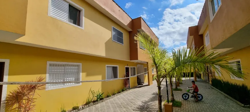 Foto 1 de Casa de Condomínio com 2 Quartos à venda, 52m² em Balneário Gaivota, Itanhaém