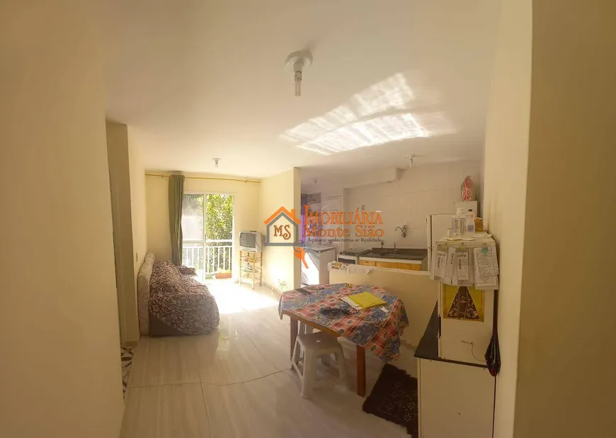 Foto 1 de Apartamento com 2 Quartos à venda, 44m² em Jardim Guilhermino, Guarulhos