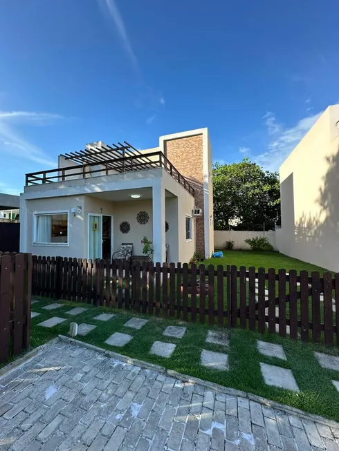 Foto 1 de Casa de Condomínio com 3 Quartos à venda, 140m² em Abrantes, Camaçari